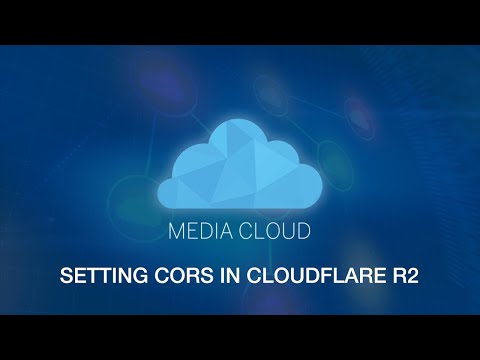 Configuring CORS for Cloudflare R2