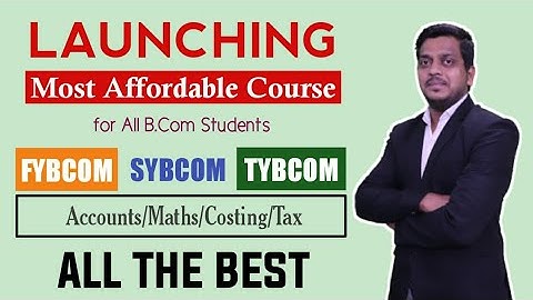 GOOD NEWS to All Students of FY-SY-TY | Free Content Plus App Content | Ashish Sir Commerce App