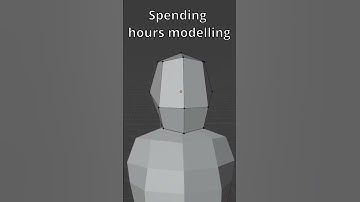 Modelling in blender only to have shading problems in my first unity game! #shorts