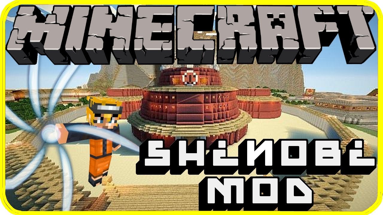 Naruto Shinobi mod showcase!  Japanese Minecraft mods! 1 