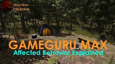 GameGuru Max Tutorial - Affected Behavior Explained