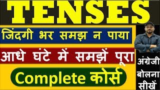 Complete Tenses ||Tenses in English Grammar with Examples | Present , Past , Future Tenses