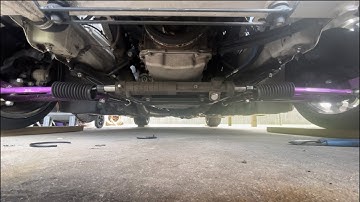 How to center a steering rack and set toe with camber plates!