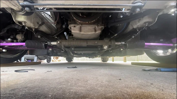 How to center a steering rack and set toe with camber plates!