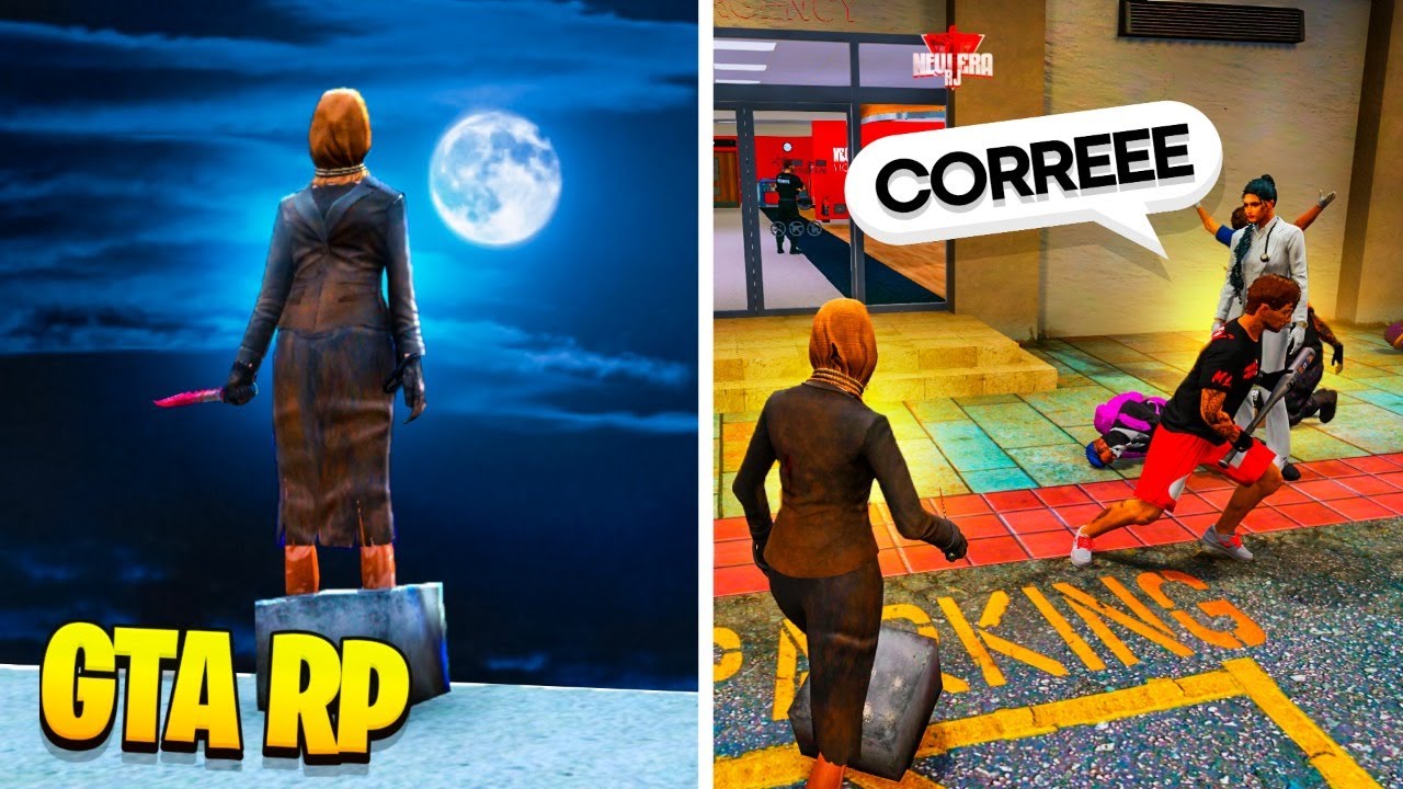 VIREI UMA ASSOMBRAÇÃO E TROLLEI GERAL NO GTA RP