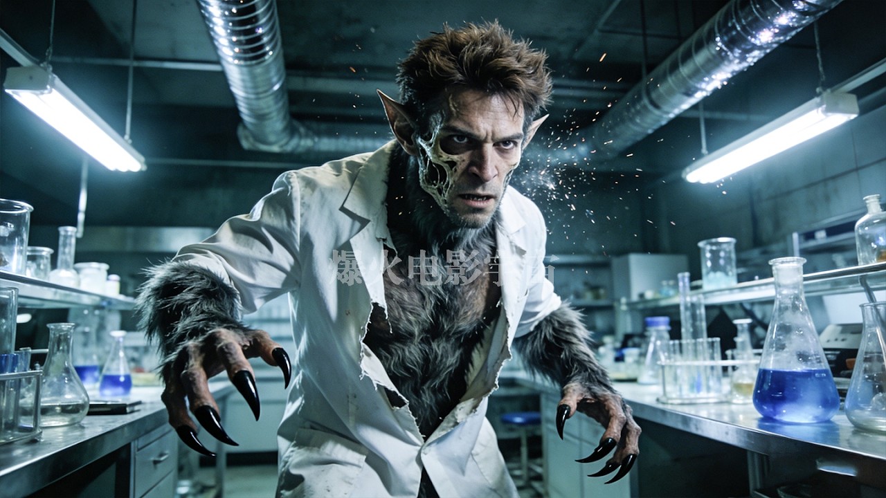 Вирус оборотней, обнаруженный в лаборатории, вышел из-под контроля! Человек превратился в оборотня!