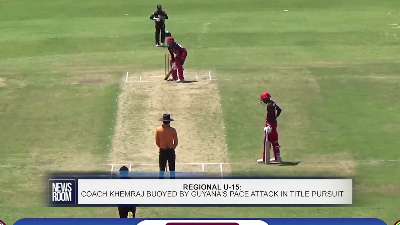 REGIONAL U 15  COACH KHEMRAJ BUOYED BY GUYANA’S PACE ATTACK IN TITLE PURSUIT