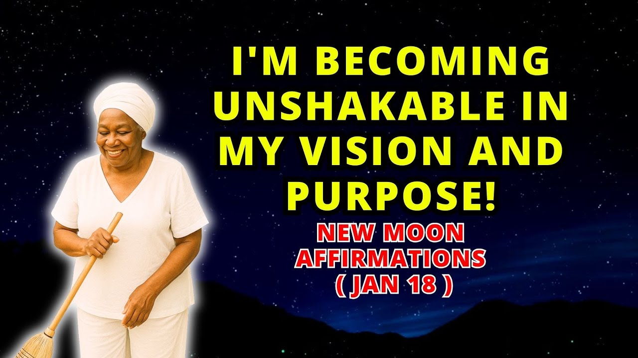 I'm Becoming Unshakable In My Vision And Purpose! POWERFUL New Moon In Capricorn Affirmations!
