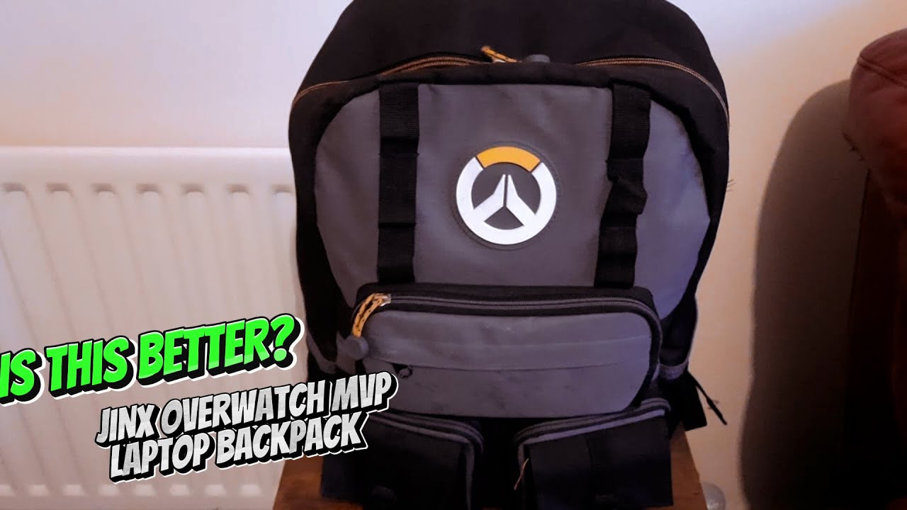 美品 Overwatch mvp laptop Backpack 黒 グレー Is this Backpack Better? JINX Overwatch MVP Laptop Backpack - YouTube