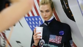 Cover Shoot at a Rocket Factory | Karlie Kloss