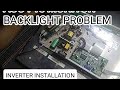 AOC 715 monitor backlight problem ! AOC 715 monitor inverter problem repair !