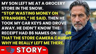 My Son Left Me At A Grocery Store In The Snow — He Didn’t Know I Was Buying Meals For Veterans