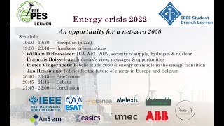 Energy Crisis 2022: An opportunity for a net-zero 2050
