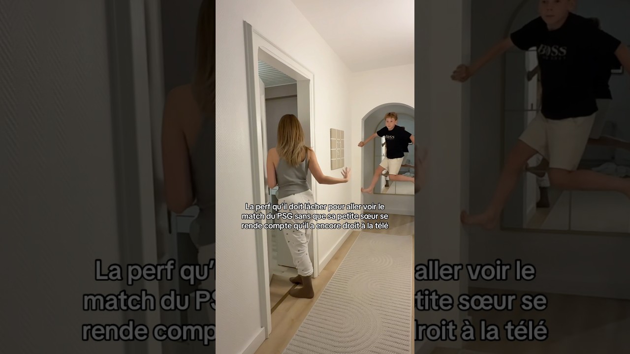 Le grand ne doit jamais se faire cramer par le petit 😂 #frereetsoeur #humour