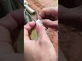 Curved wire helps tie the plastic #shorts