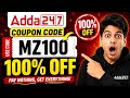 🔥 Adda247 Coupon Code Today Adda247 Coupon Code For Books Adda247 Discount Code #adda247 #sscadda247