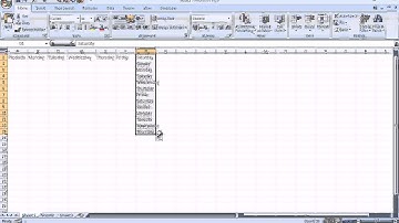 microsoft excel 2007 basic formulas tutorial training video in english