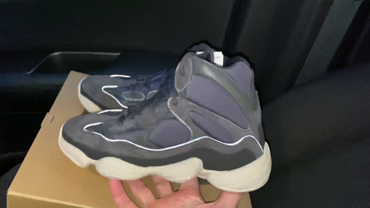 Adidas Yeezy 500 High Slate shoes