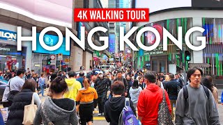 HONG KONG 🇭🇰 Getting Lost In Central District, Walking Tour in 4K