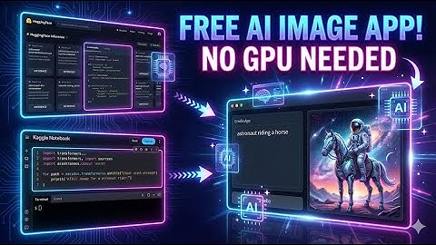 Build your own FREE AI Image Generator App using Stable Diffusion XL, HuggingFace, and Kaggle!