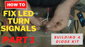 How to build a Diode Kit to fix your Motorcycle LED Turn Signals