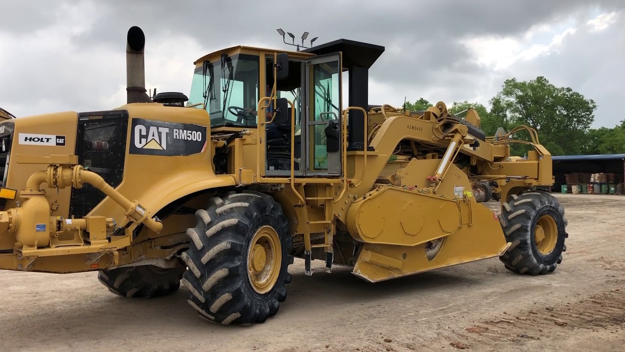 2011 Caterpillar RM500 Rotary Mixer YouTube