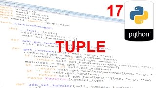 Tuple - 17 - Basic Python for C#, C++ and Java people