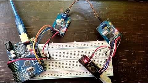 7. Módulo MCP 2515  Arduino - Comunicación por puerto serie.