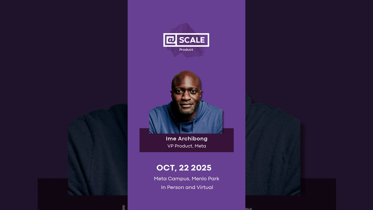 Meta Keynote - Ime Archibong, VP of Product at Meta