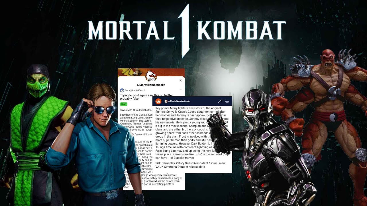 Mortal Kombat 1 Leaks: Minigame With Gore Challenge, Pack 2 Roster Rumor  Revealed