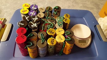 Fireworks Demo Preview - 2018 Canister Shell Comparison - (17 Different Shells)