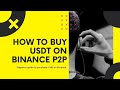 How to buy usdt using binance p2p