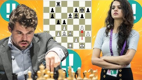Tania Sachdev vs Magnus Carlsen Chess game 53