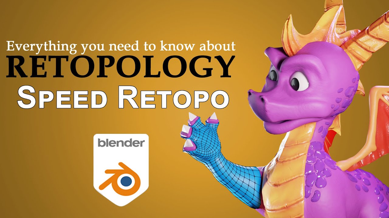 Retopology in Blender - Speed Retopo Addon - YouTube