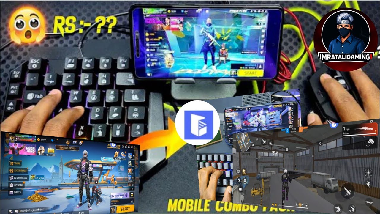 IMRAT ALI GAMER keyboard ⌨️ mouse Pro 2 app email