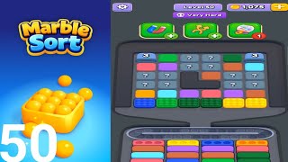 Marble Sort – Level 50: Halfway to Mastery #marblesort #marblesortgame #marblesortsolution 