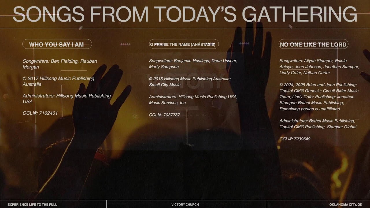 Victory Church Sunday 1.18.26 11am