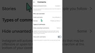 How To Block Stories Comments on Instagram #instagramaccount #instagramsettings #tutorial