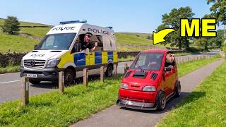 Running from POLICE in a Microcar