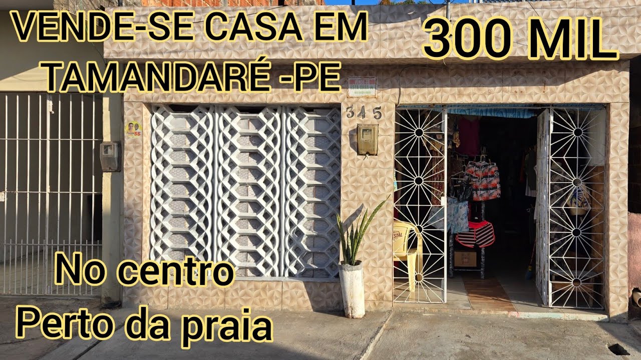 Casa a venda em Tamandaré Pernambuco 