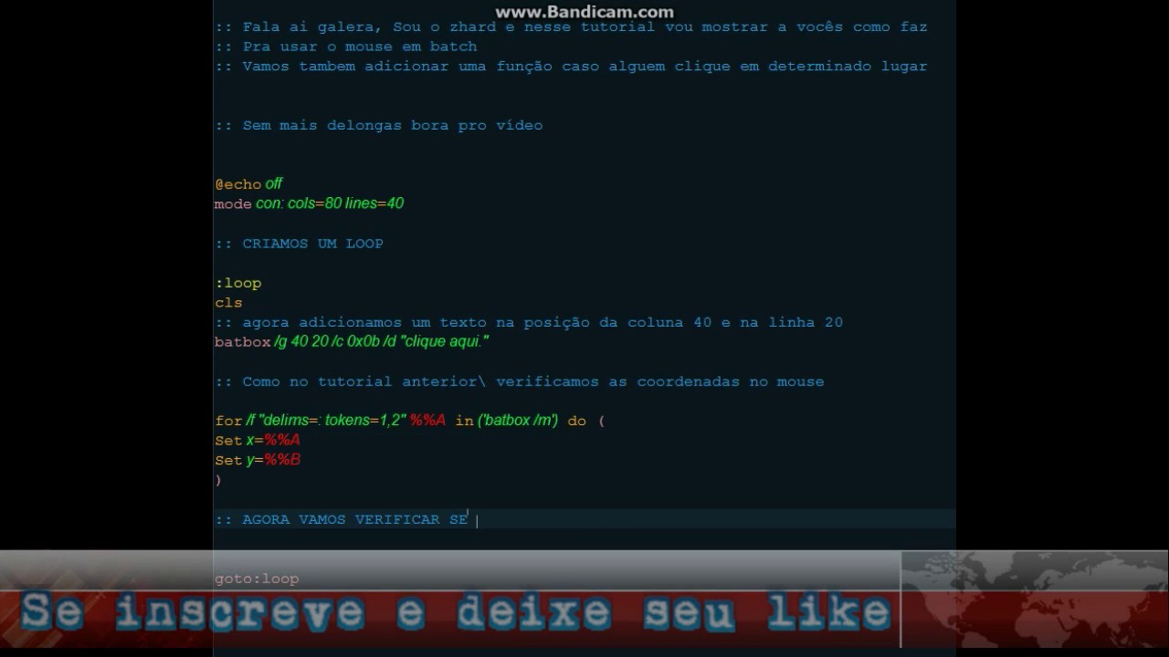 Usar mouse cmd/Mouse in bat file (part 2) - Batch Script - YouTube