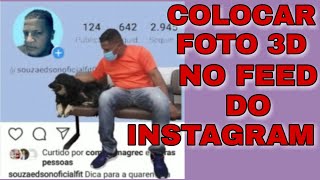 Tutorial Como Colocar  Foto 3D no Feed do Instagram Com Photoshop