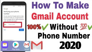 #howtocreategmailor #emailwithoutfonenumberin2020 100% real method
dosto aj ki vedeo mein maine apko btaya k ap 2020 kaise gmail bana
skty hain wo bi fo...