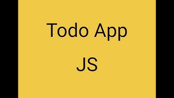 Todo App | Vanilla JS
