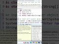 Input in Java by using Scanner class.
