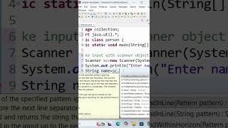 Input in Java by using Scanner class.