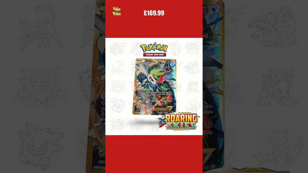 💸 Would YOU pay £169.99 for Shaymin EX Full Art Gold Secret Rare Pro? 