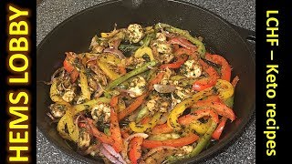 எளிமையான Mexican food - தமிழில் - One pot recipe | Shrimp fajitas recipe | Keto recipes in tamil