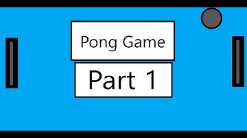 How to make a Pong Game | Part 1 | Player Movement and Ball Movement | ScratchAwesome