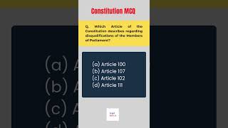 Daily Constitution MCQ | Question of the Day